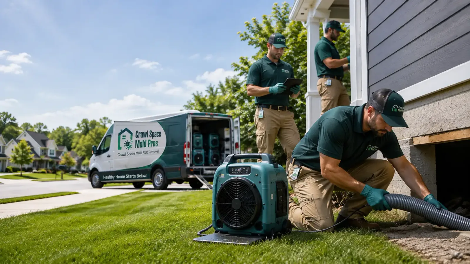 Crawl Space Mold Removal in Amity, PA